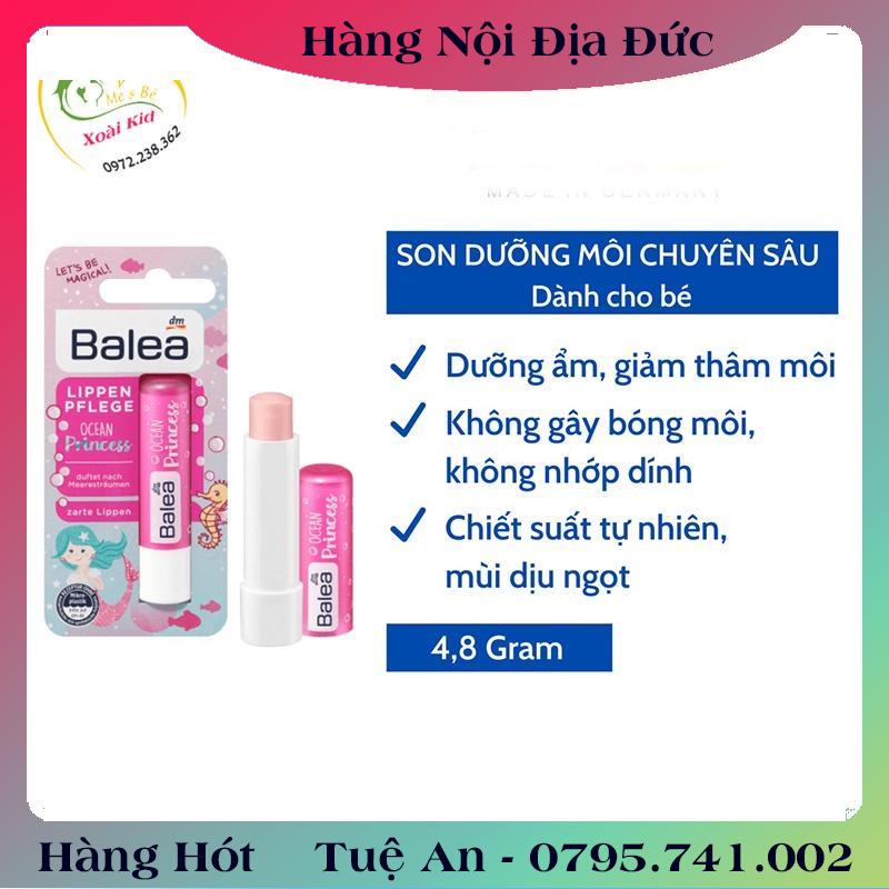 Son dưỡng môi  giúp môi căng bóng, mềm mịn Balea nội địa Đức,Đủ Bill  .
