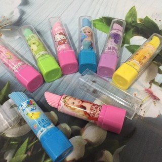 Lẻ, sỉ 1 cây tẩy bút chì hình cây son, gôm tẩy bút chì hình son b (hàng đẹp).
