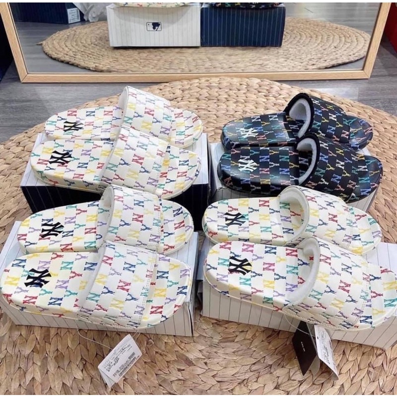 - Dép Monogram MLB chính hãng 100%