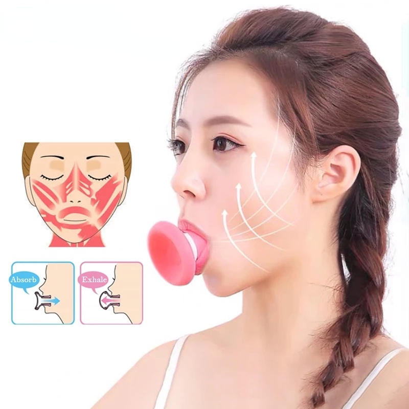 Dụng Cụ Luyện Tập Nâng Cằm / Mặt Bằng Silicone Thoáng Khí Loại Bỏ Nếp Nhăn