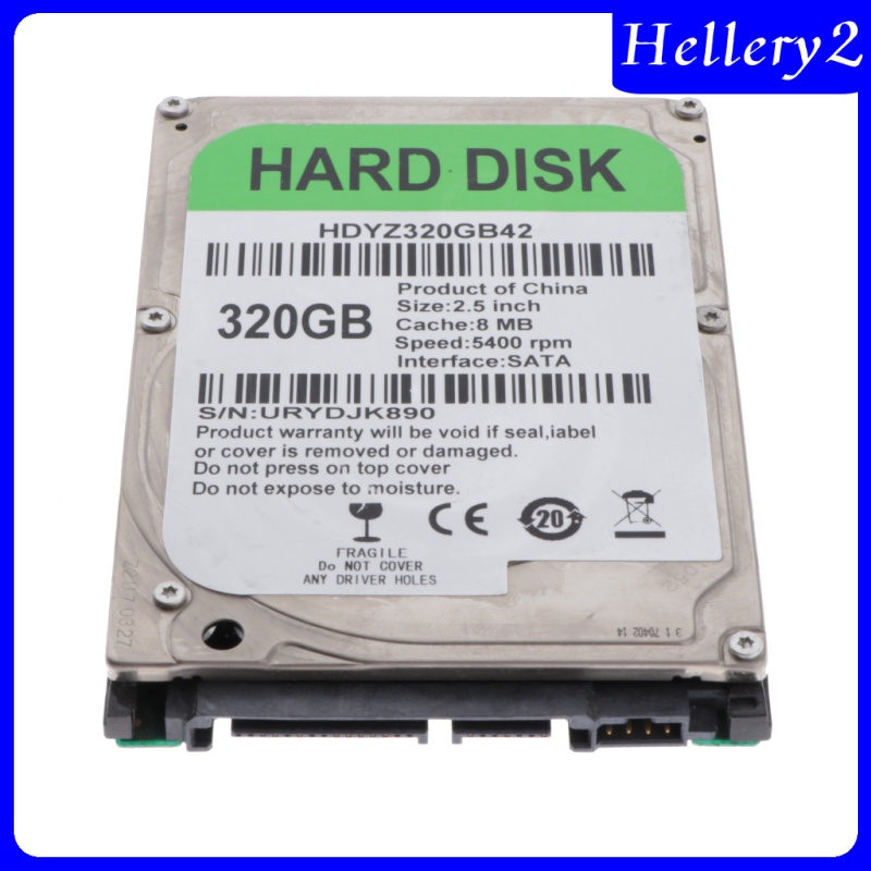 [HELLERY2] Universla 2.5 inch 320GB Laptop Internal Hard Drive Disk SATA 2 8M 5400RPM