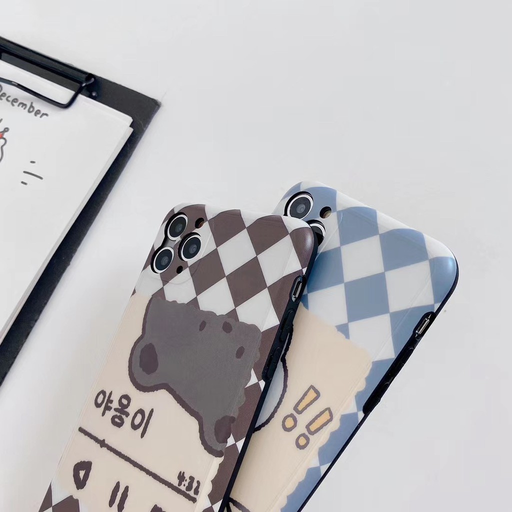 Ốp Điện Thoại Hình Gấu Đáng Yêu Cho Iphone 11 Pro Xs Max Xr I 8 I 7 Plus | BigBuy360 - bigbuy360.vn