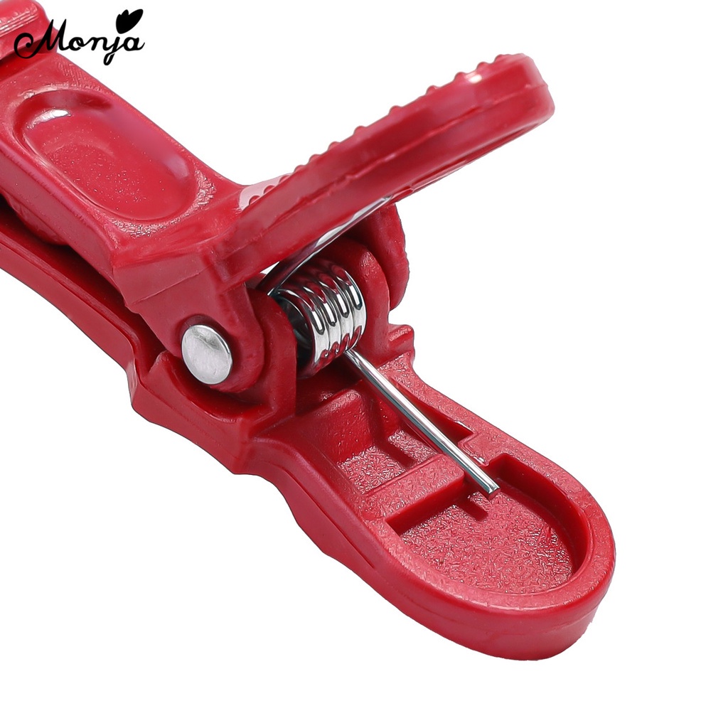 Kẹp cá sấu bằng nhựa nhiều màu dùng làm tóc cho salon/barber