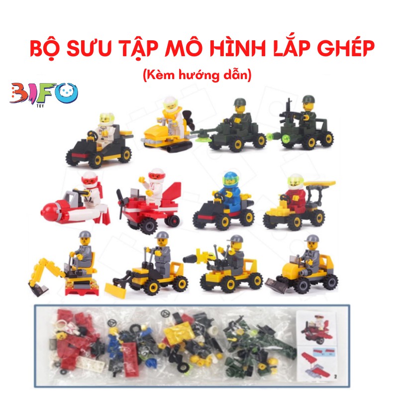 Bộ sưu tập đồ chơi lắp ghép mô hình mini cho bé phát triển trí não