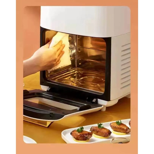 [ Clip Thật] Lò Nướng Điện 15 L Đa Năng ELECTRIC OVEN - Lò Chiên Không Dầu Bảo Hành Đầy Đủ Hàng Mới 2022