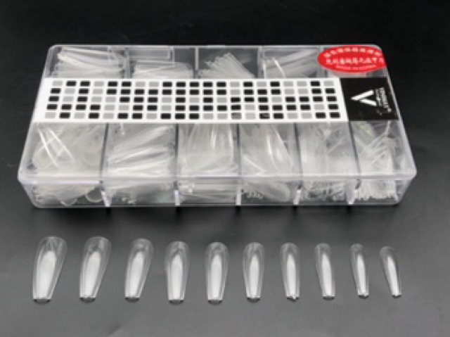 Móng úp form thang dẻo dài đẹp chuẩn vinimay 500 móng