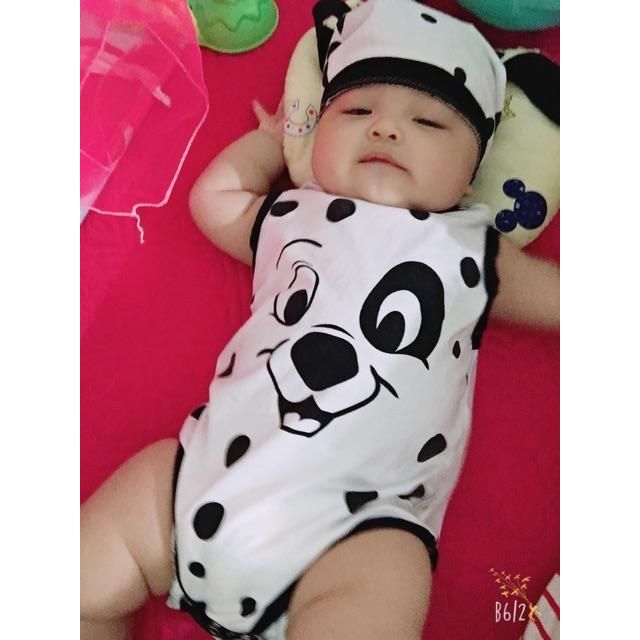 Bộ Bodysuit Cho Bé Nhiều Hình - Mihababy size 2 (3kg đến 4 kg)