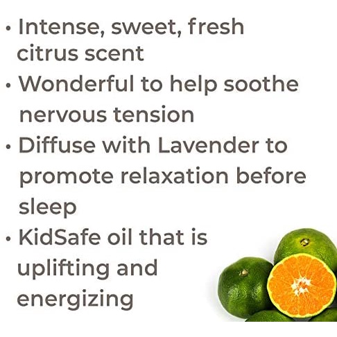 Plant Therapy - Tinh Dầu hữu cơ Vỏ Quýt  - Organic Kidsafe essential oil
