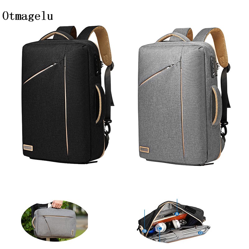 Mới Ba Lô Đựng Laptop Macbook Air Pro Xiaomi Đa Chức Năng Tiện Dụng Ốp