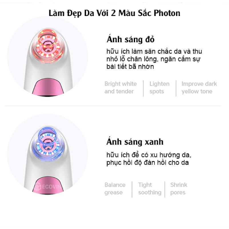 Máy hút mụn mini cầm tay,máy hút mụn đầu đen,mụn cám ,may hut mun với 2 chế độ nóng lạnh chuyên dùng cho spa Lescolton