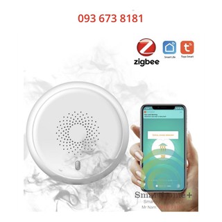 Cảm Biến Báo Khói Cảnh Báo Hỏa Hoạn Zigbee Tuya ZSM1