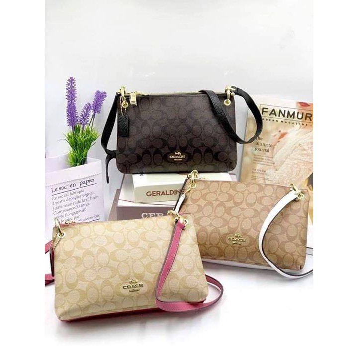 TÚI XÁCH COACH 2 NGĂN HOT