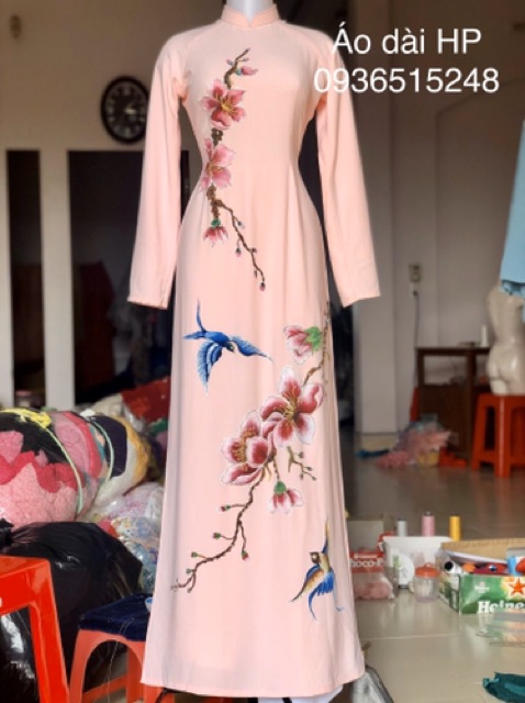 Áo dài vẽ tay cao cấp