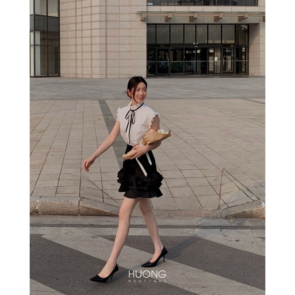 Chân váy mini đuôi cá pha bèo HUONG BOUTIQUE HBZ398