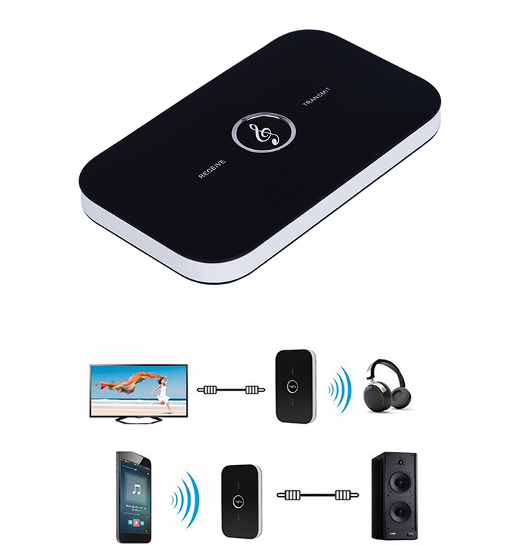 Bộ chuyển đổi âm thanh không dây Bluetooth 2 trong 1 AUX B6 cho TV/máy tính/xe hơi