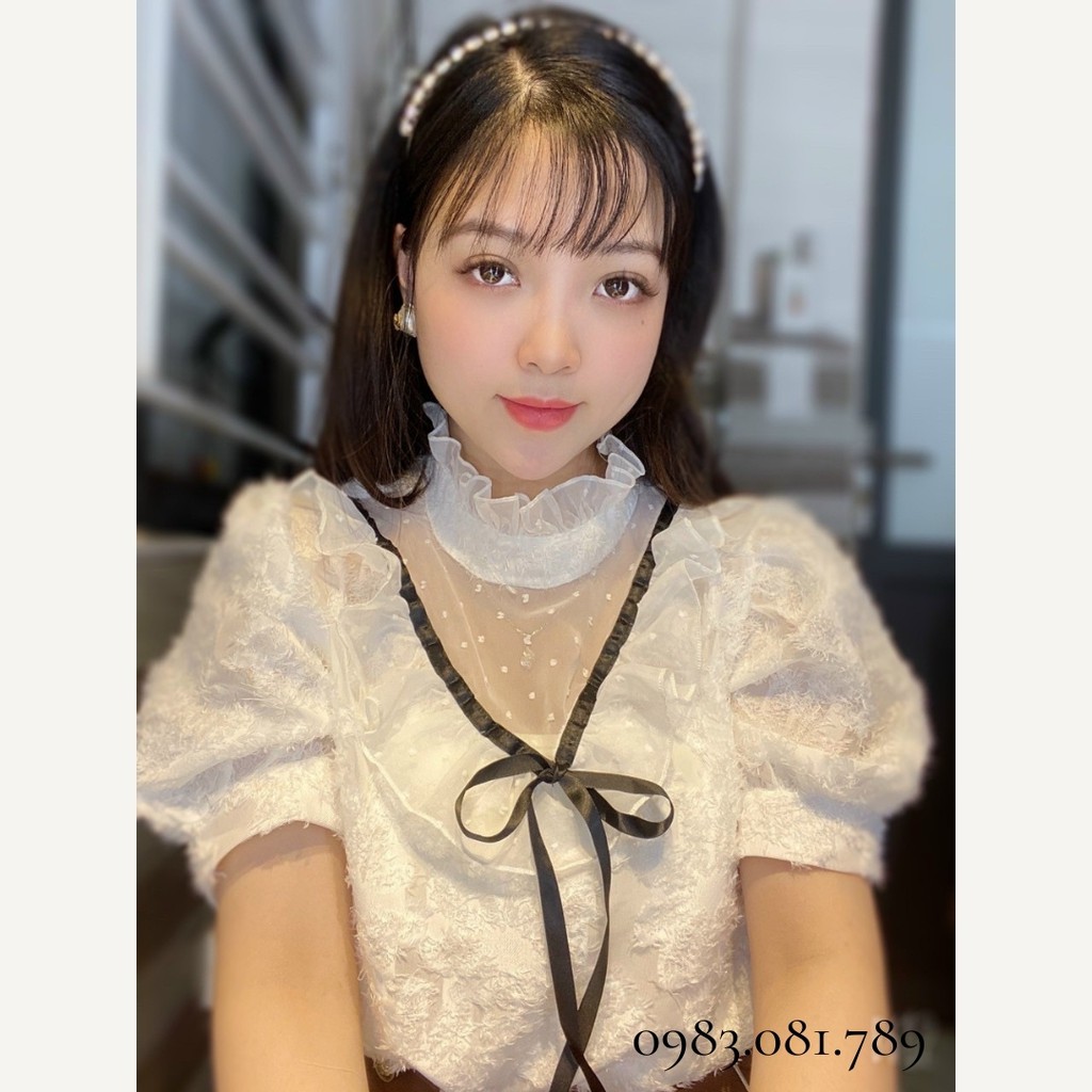 Áo zen xinh phối nơ