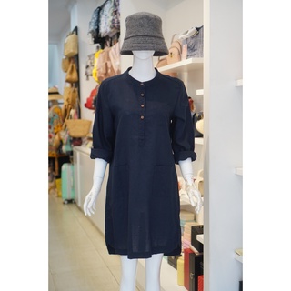 Đầm sơ mi linen 410