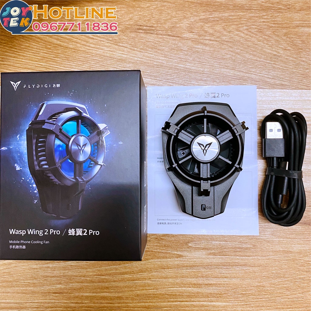 Flydigi wasp wing 2 pro | Quạt tản nhiệt làm mát điện thoại bằng sò lạnh siêu mát chính hãng flydigi