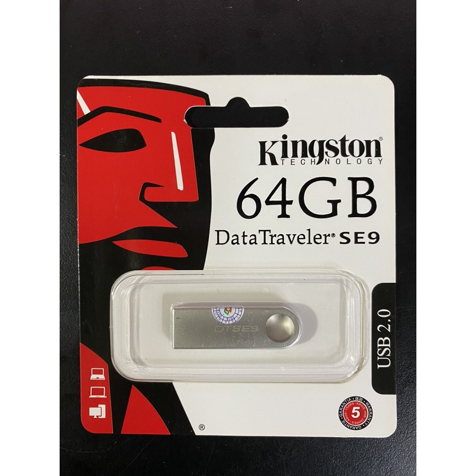 USB Kingston SE9 4GB 8GB 16GB 32GB 64GB Sắt Chống Nước