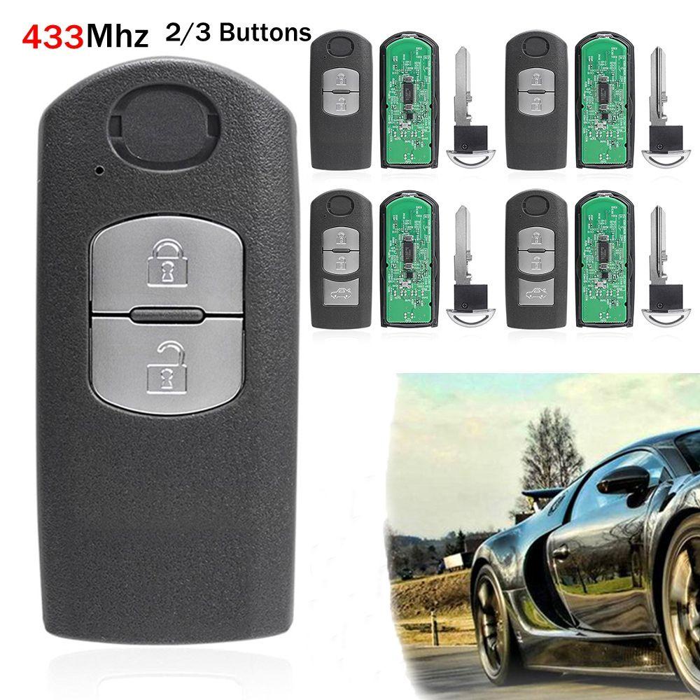 SHOUKEY Chìa Khóa Điều Khiển Từ Xa 3 Nút Cho Mazda 3 2015-2018