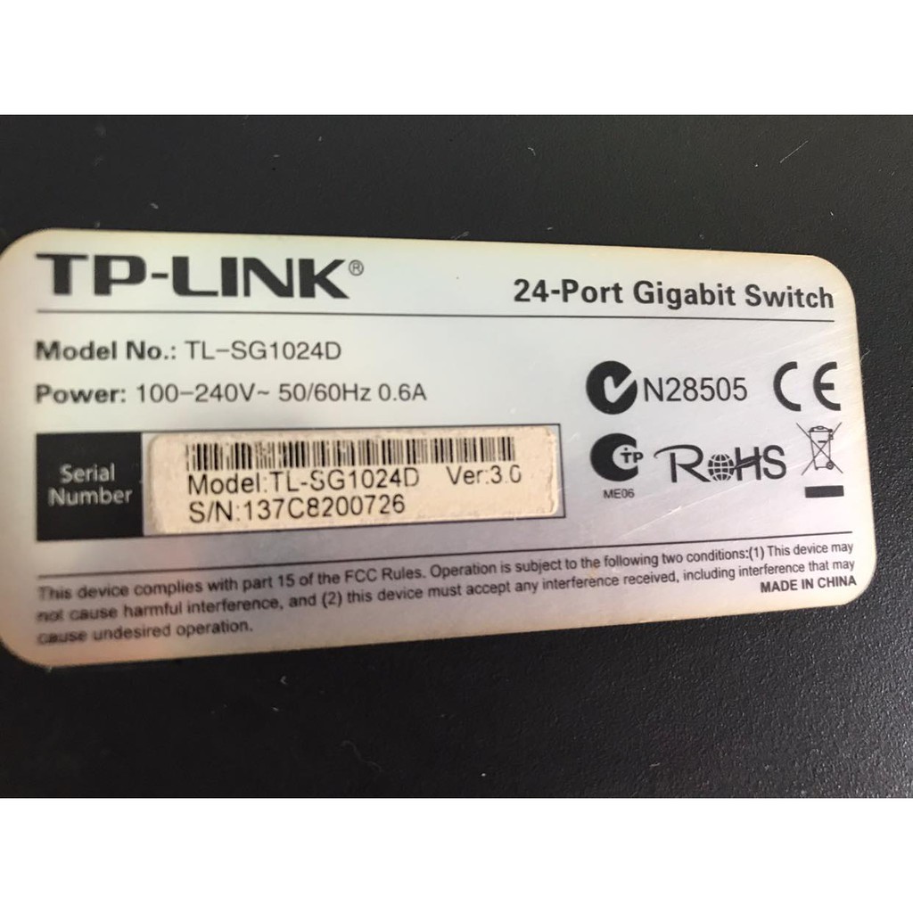 Switch TP-LINK TL-SG1024DE 24 cổng và Switch TP-Link TL-SG1016D 16 cổng