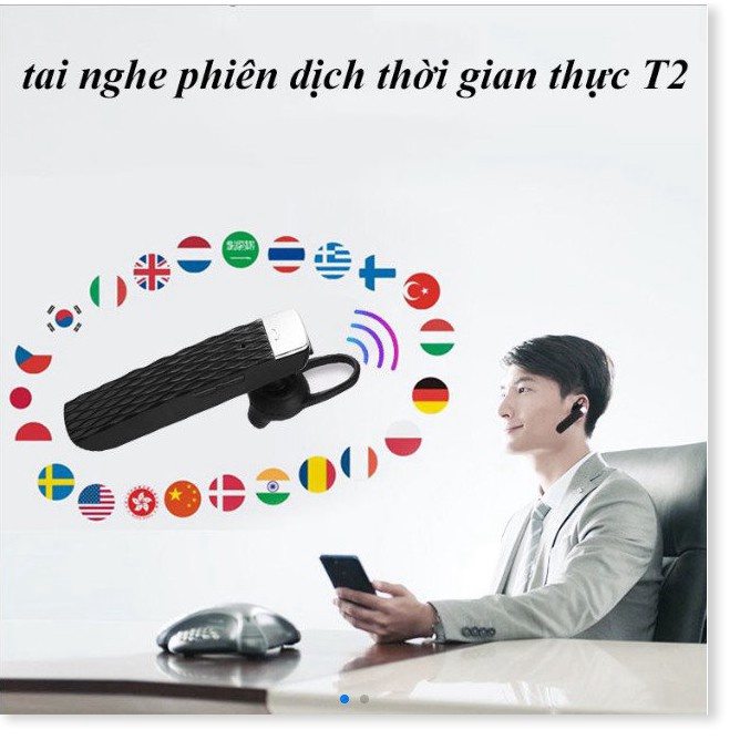 Tai nghe Bluetooth phiên dịch nhiều ngôn ngữ T2 - King's Garden