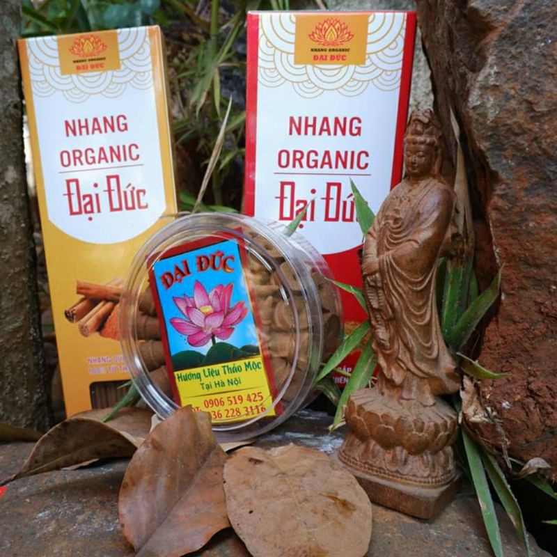 Nhang trầm nụ nhang xông phong thủy hương trầm không hóa chất