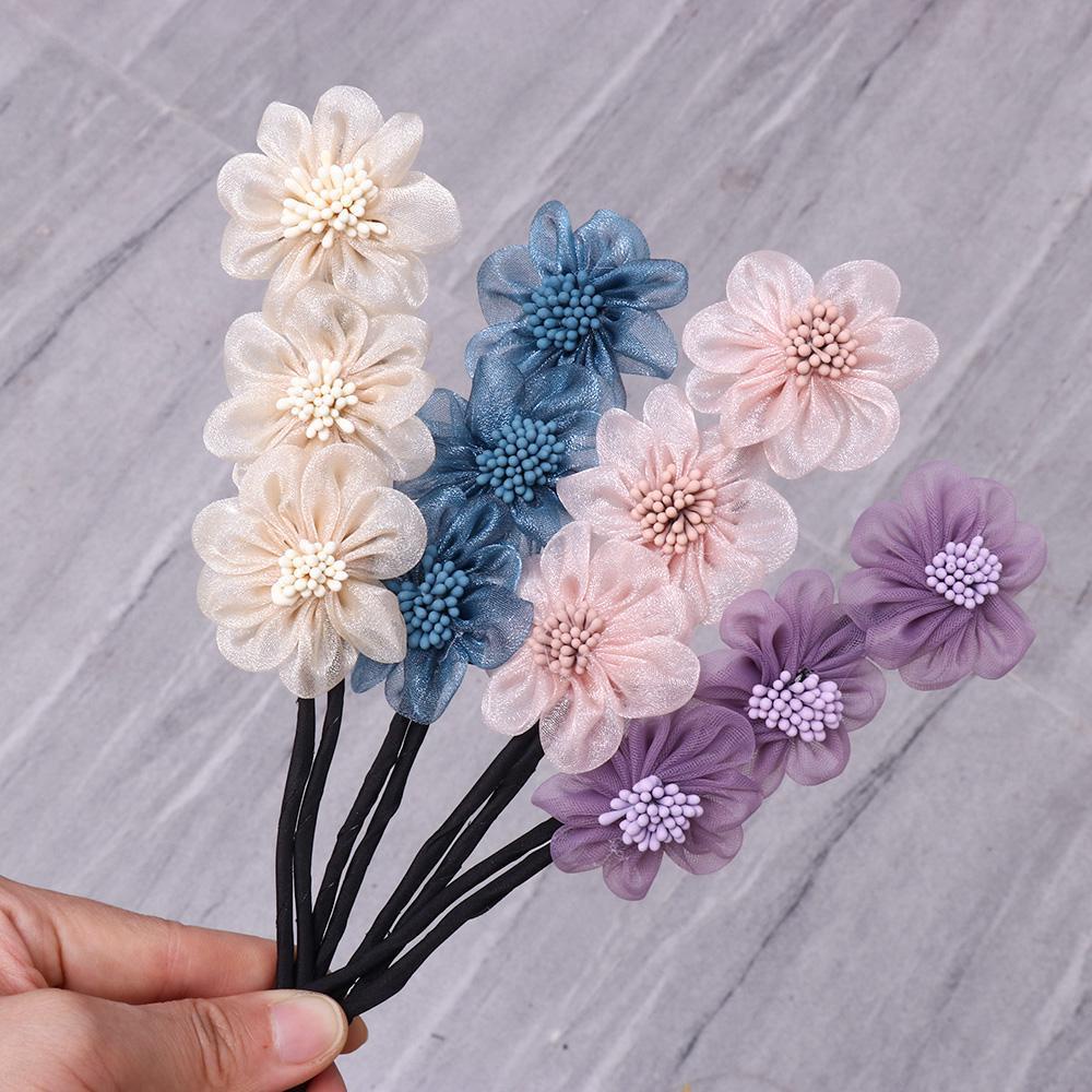 Kẹp Tóc Đính Hoa Handmade Cho Nữ