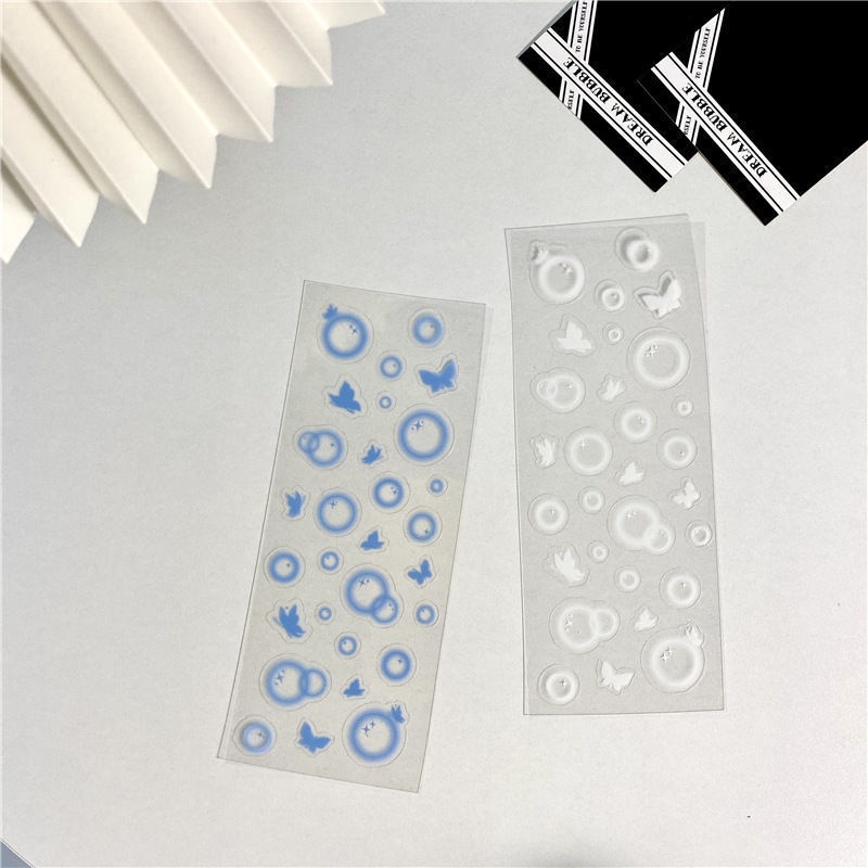 Miếng Dán Trong Suốt Nhỏ In Họa Tiết Thần Tượng Dùng Trang Trí Phông Nền Chụp Ảnh