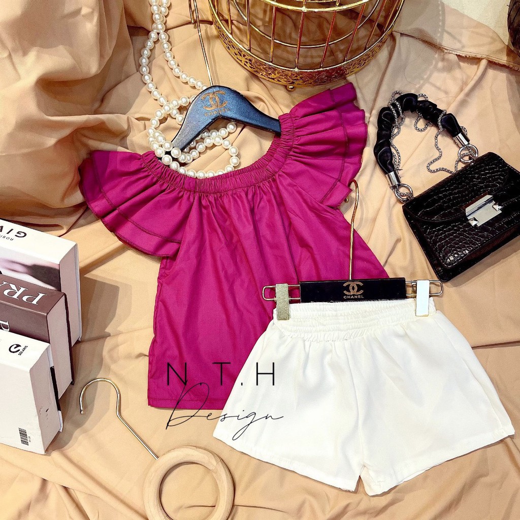 (8-30kg)Set hồng xinh xắn cho bé gái (hình thật)