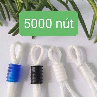 Combo 5000 nút chặn dây rút khẩu trang .