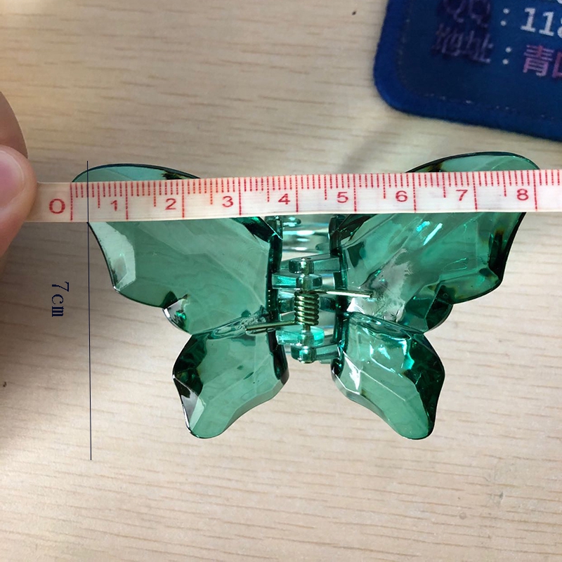 Kẹp Tóc Càng Cua Bằng Acrylic Trong Suốt