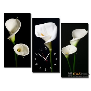 Tranh đồng hồ suemall hoa lyly calla hl150801