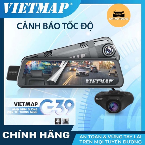 Camera Hành Trình VIETMAP G39 - Cảnh báo giao thông bằng giọng nói - Màn hình gương cảm ứng - Hàng Chính Hãng | BigBuy360 - bigbuy360.vn