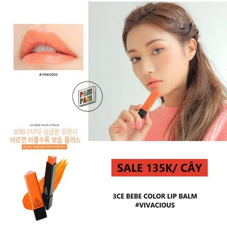 Son Dưỡng Có Màu 3CE BeBe Color Lip Balm