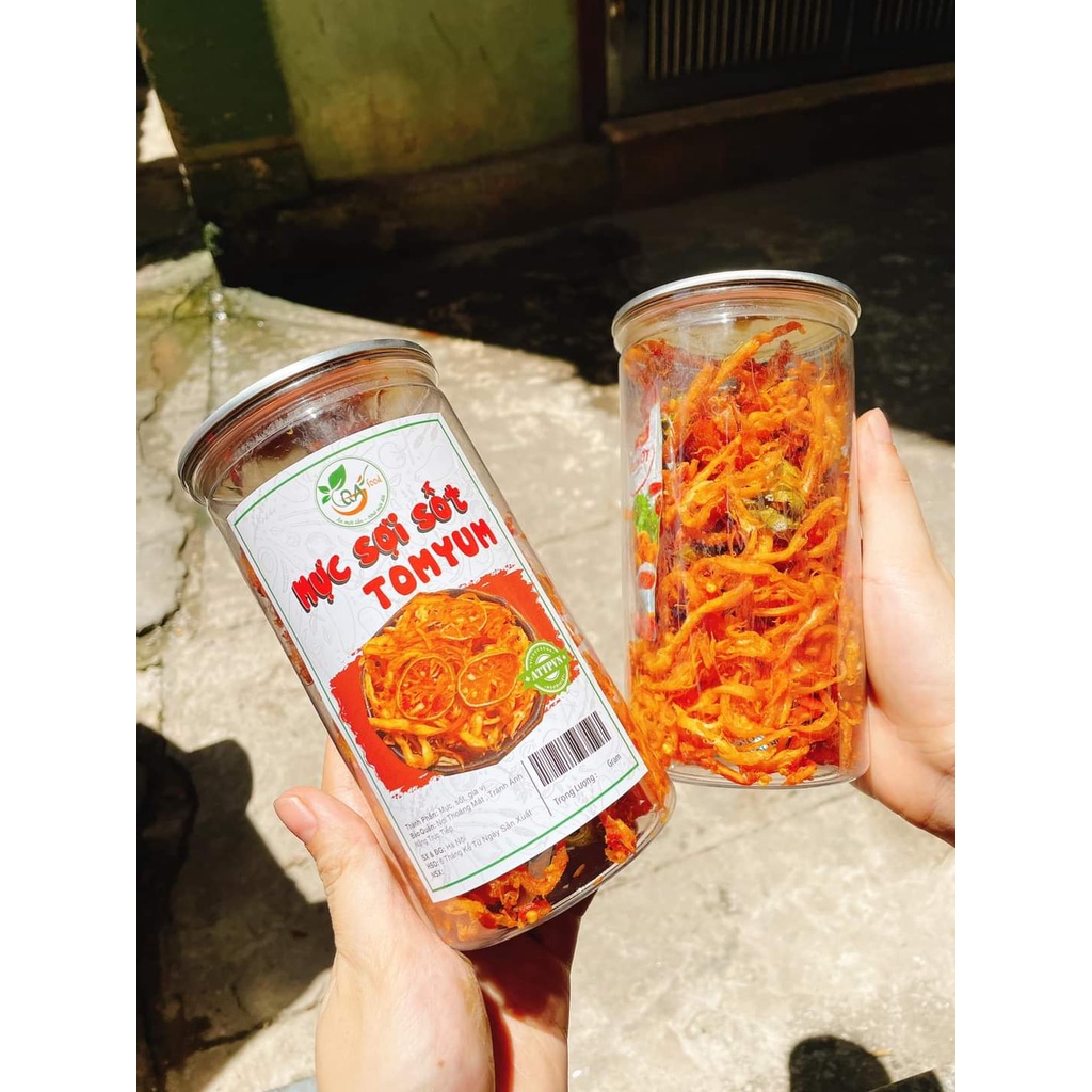 Mực sợi sốt chanh vị Thái tomyum 250g kèm sốt chấm | BigBuy360 - bigbuy360.vn