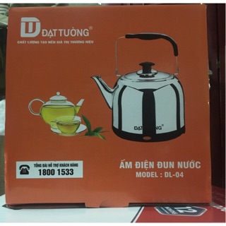 Ấm điện 5L đế liền Đạt Tường (vòi dài)