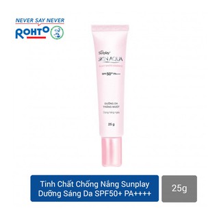 Tinh chất chống nắng dưỡng da trắng mịn Sunplay Skin Aqua Silky White Essence SPF50+, PA++++ 25gr