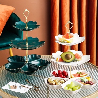 Khay bánh sứ 3 tầng-2 tầng