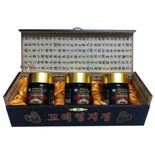 Cao Linh Chi YoungJi Hộp Gỗ Đen HÀN QUỐC, Hộp 3 lọ* 120gr