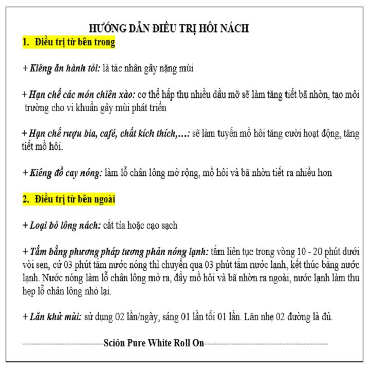 [GIẢM SỐC] LĂN KHỬ MÙI HÔI NÁCH SCION - HÀNG CAO CẤP- DIỆT KHUẨN - DIỆT HÔI NÁCH | BigBuy360 - bigbuy360.vn