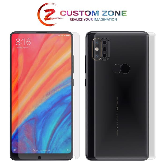 Miếng Dán Màn Hình Chống Trầy Cho Xiaomi Mi Mix 2s Lưng