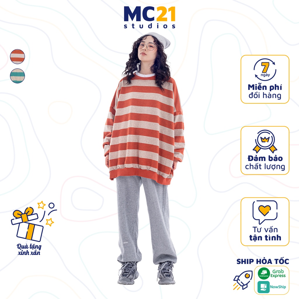 Áo nỉ nam nữ MINION CLOTHING oversize Unisex form rộng sweater kẻ Ulzzang Streetwear Hàn Quốc chất da cá cao cấp A3034