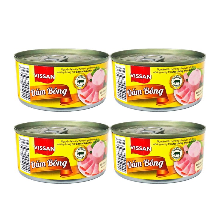 Combo 4 Dăm bông Vissan 170g (Date 2026)