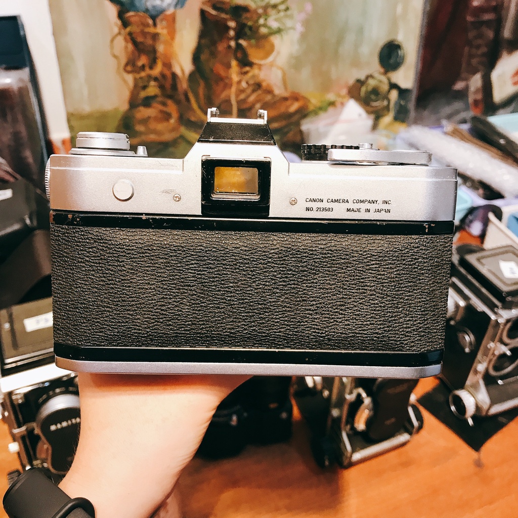 Máy ảnh film Canon FT & Lens