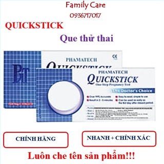 QUE THỬ THAI NHANH QUICKSTICK (1 CÁI/HỘP)