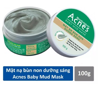 Mặt nạ bùn non dưỡng sáng da Acnes Baby Mud Mask 100g