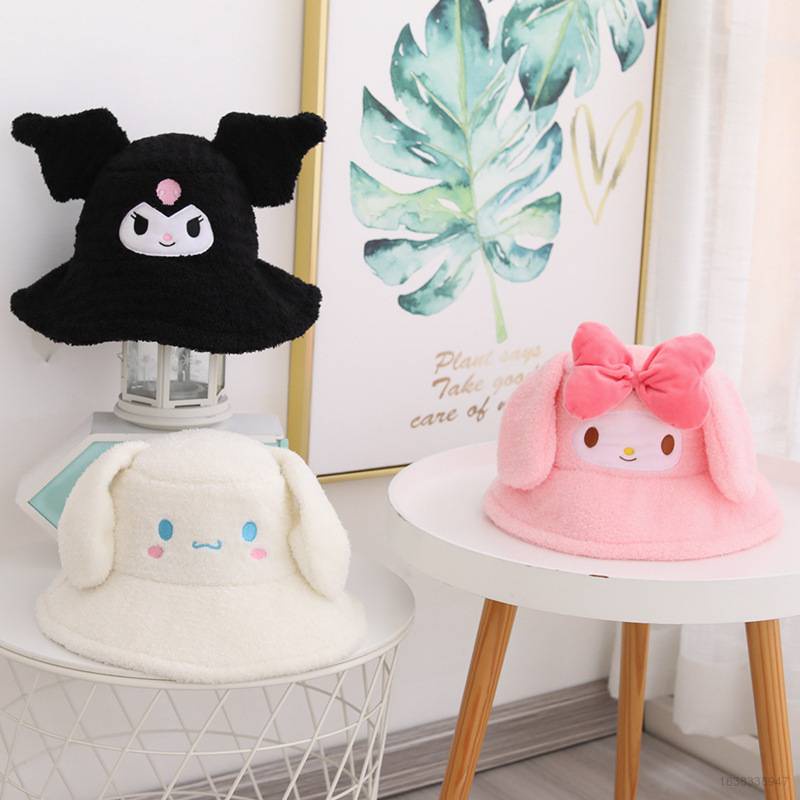 Mũ Tai Bèo Unisex Che Nắng In Họa Tiết Kuromi Hoạt Hình Dễ Phối Đồ Thời Trang Mùa Hè Cho Hoạt Động Ngoài Trời