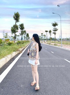 siêu phẩm set áo lụa thổ cẩm mix CV xếp ly