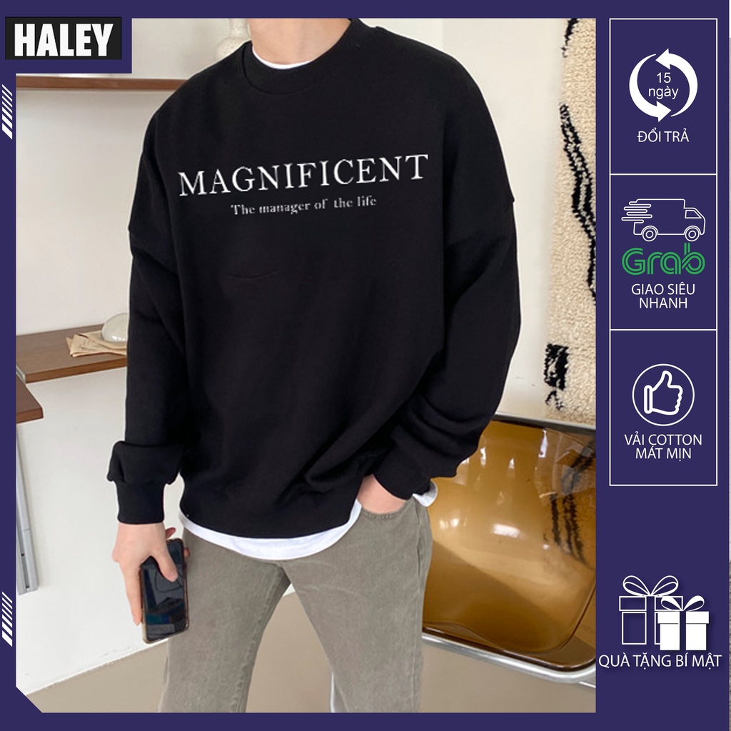 Áo Sweater MANIFICENT Nam Nữ unisex Chất nỉ bông đẹp thu đông phong cách Hàn Quốc cá tính mã HD274 Quà tặng ngẫu nhiên | BigBuy360 - bigbuy360.vn